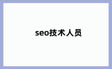 seo技术人员