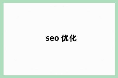 seo 优化