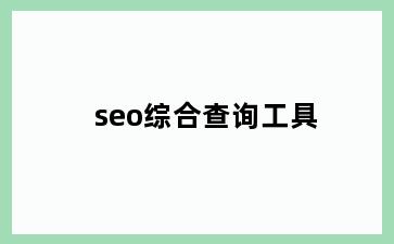 seo综合查询工具