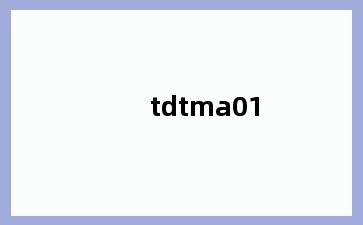 tdtma01
