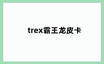 trex霸王龙皮卡