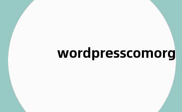 wordpresscomorg