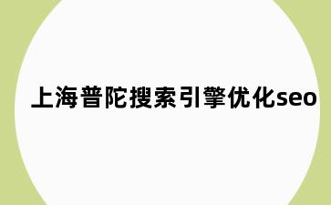上海普陀搜索引擎优化seo