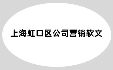 上海虹口区公司营销软文