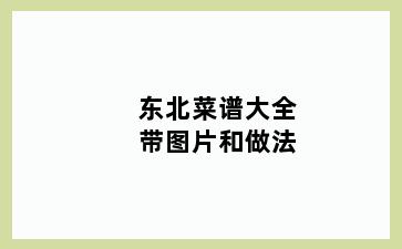 东北菜谱大全带图片和做法