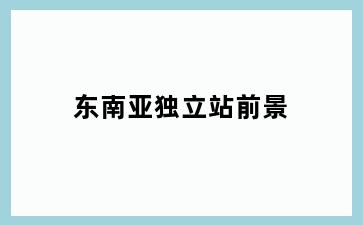 东南亚独立站前景