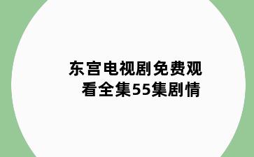 东宫电视剧免费观看全集55集剧情