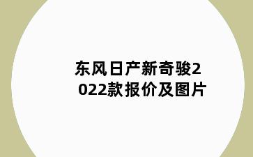 东风日产新奇骏2022款报价及图片