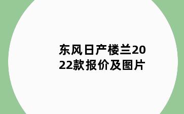 东风日产楼兰2022款报价及图片