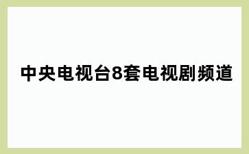 中央电视台8套电视剧频道