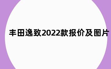 丰田逸致2022款报价及图片