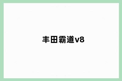丰田霸道v8