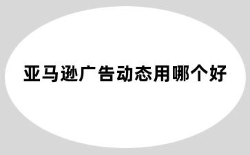 亚马逊广告动态用哪个好