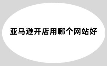 亚马逊开店用哪个网站好