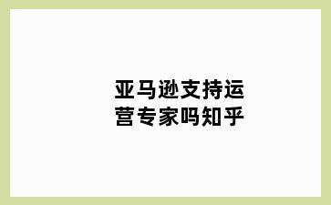 亚马逊支持运营专家吗知乎