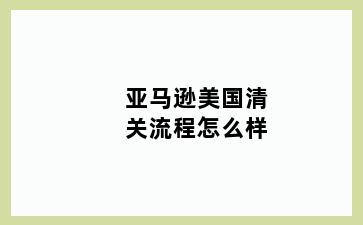 亚马逊美国清关流程怎么样