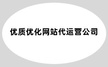 优质优化网站代运营公司