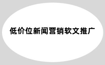 低价位新闻营销软文推广