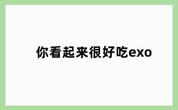 你看起来很好吃exo