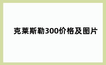 克莱斯勒300价格及图片