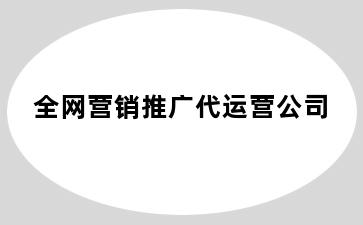 全网营销推广代运营公司