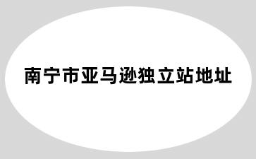 南宁市亚马逊独立站地址