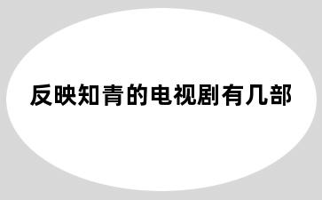 反映知青的电视剧有几部