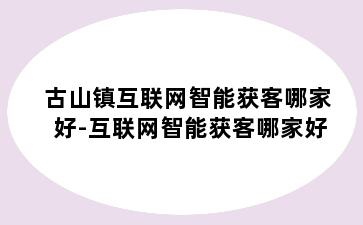 古山镇互联网智能获客哪家好-互联网智能获客哪家好
