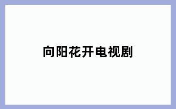向阳花开电视剧