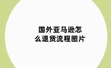 国外亚马逊怎么退货流程图片