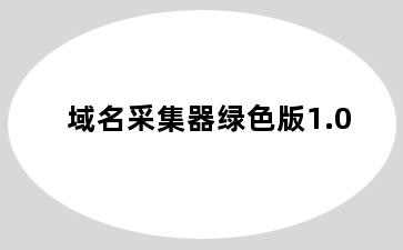 域名采集器绿色版1.0