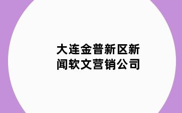 大连金普新区新闻软文营销公司