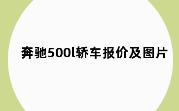 奔驰500l轿车报价及图片