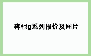 奔驰g系列报价及图片