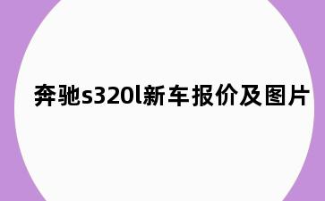 奔驰s320l新车报价及图片
