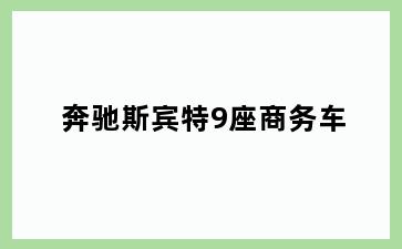 奔驰斯宾特9座商务车