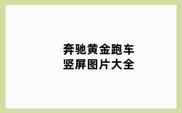 奔驰黄金跑车竖屏图片大全
