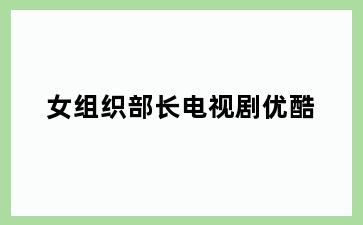 女组织部长电视剧优酷