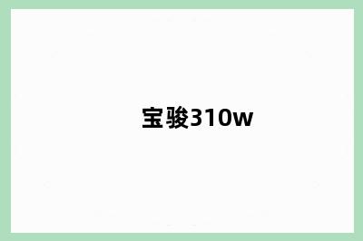 宝骏310w