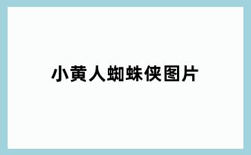 小黄人蜘蛛侠图片