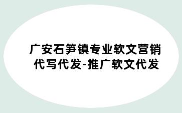 广安石笋镇专业软文营销代写代发-推广软文代发