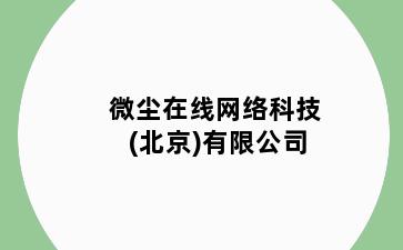 微尘在线网络科技(北京)有限公司