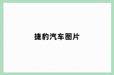 捷豹汽车图片