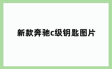新款奔驰c级钥匙图片