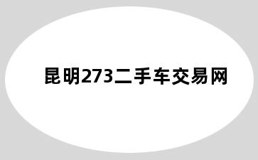 昆明273二手车交易网