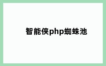 智能侠php蜘蛛池
