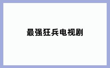 最强狂兵电视剧