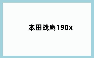 本田战鹰190x