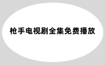 枪手电视剧全集免费播放