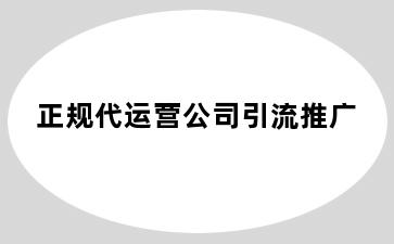正规代运营公司引流推广